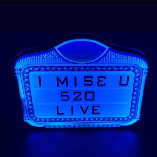 CHHMAELOVE LED Light Box Letters with 2 Set of English Letters and 0-9 Numbers, Detachable Power Bank, Perfect for Happy Birthday, Changeable Letters