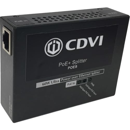PLANET Gigabit PoE Splitter Adapter | 10/100/1000Mbps | IEEE 802.3af Compliant | 12V/4A, 19V/2.6A, 24V/2A Power Output | Use for IP Camera Wireless, VOIP Phone | Up To 100 Meters (POE-171S)