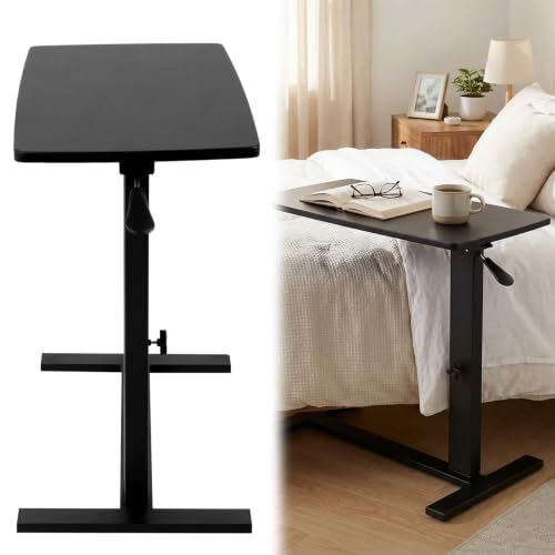 Pneumatic Lap Desks with Wheels 27.56-37.4in Adjustable Height
