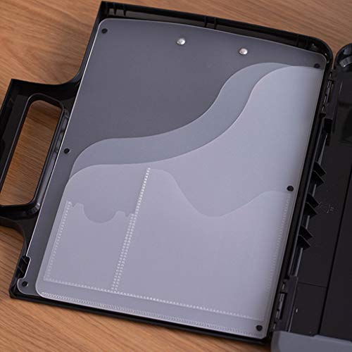 Portable A4 File Document Clipboard Storage Case Organizer