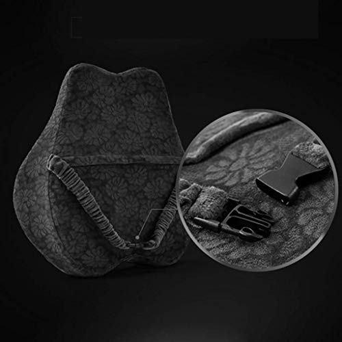 KKIUUUYTGT Lumbar Pillow - Pillow Support Seat Cushion for Car or Office Chair | Memory Foam, Lower Back Pain Relief, Improve Your Posture