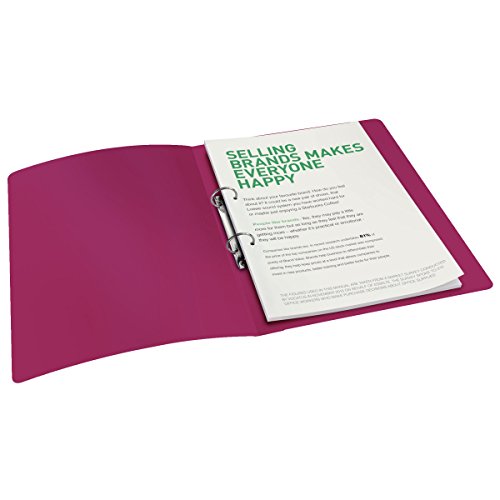 Leitz 42610024 Urban Chic Ring Binder - Red Berry