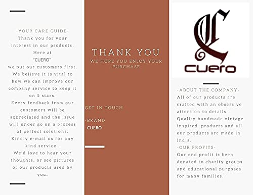 cuero Leather Messenger Bag for Men, 18 Inch Laptop Crossbody, Handmade Leather Shoulder Satchel Bag for Men, Full Grain Business Briefcase for Office/Work/Travel - Vintage Brown