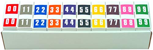 Doctor Stuff - File Folder Labels, Complete Set of Numbers 0-9, AMES L-A-00178RLP Match - AMNM Series Chart Stickers, 1-7/8" x 1-7/8", 1 Each of 10 Rolls, 500/Roll