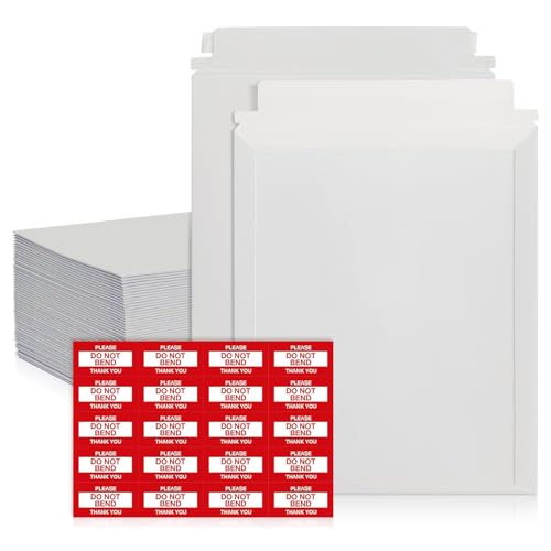Rigid Mailers 12.75 x 15 (100-Pack) – Self Seal Adhesive Cardboard Mailers