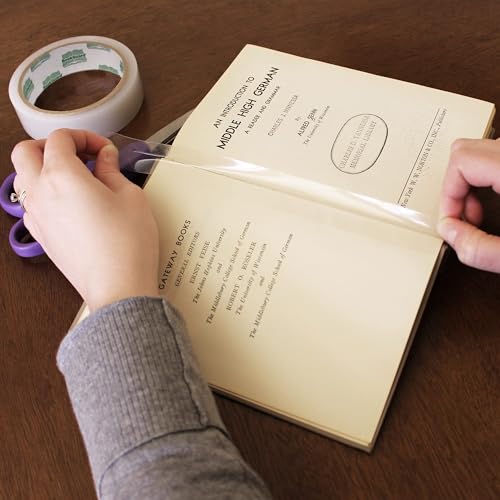 BookGuard 1 Inch Clear Book Repair Tape 15 Yard Roll, Case of 10