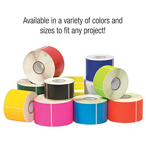 Tape Logic Inventory Rectangle Label, 5" L x 3" W, Red, Roll of 500 (DL632A)