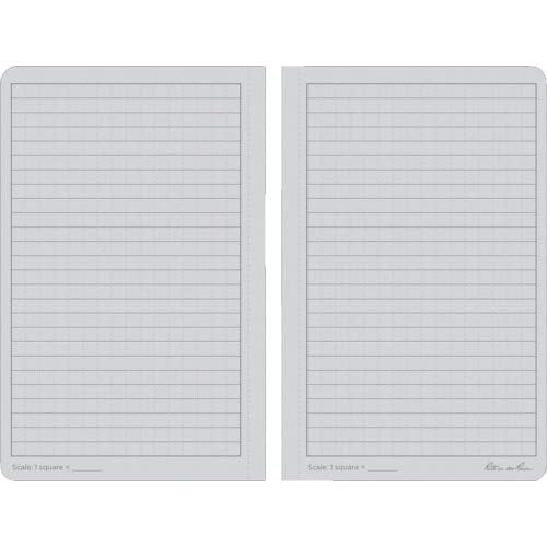 Rite in the Rain Weatherproof Bound Book Kit: Black CORDURA® Fabric, 4 5/8" x 7 1/4" Black Notebook, and Weatherproof Pen (No. 774B-KIT)