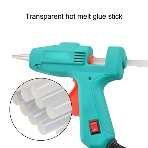Lnanqing-Silicon Tube 100Pcs Hot Melt Glue Stick 7x190mm Hot Melt Glue Stick, Heat Glue High Viscosity Glue Stick Repair DIY Hand Tool, Flexible and heat resistant