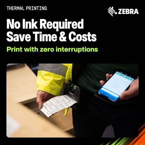 Zebra ZQ320 Premium Mobile Thermal Printer | 3" | Outdoor/Indoor | No Ink