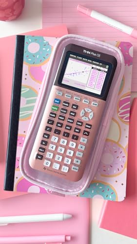 TI-84 Plus CE Graphing Calculator Texas Instruments, Rose Curve Gold