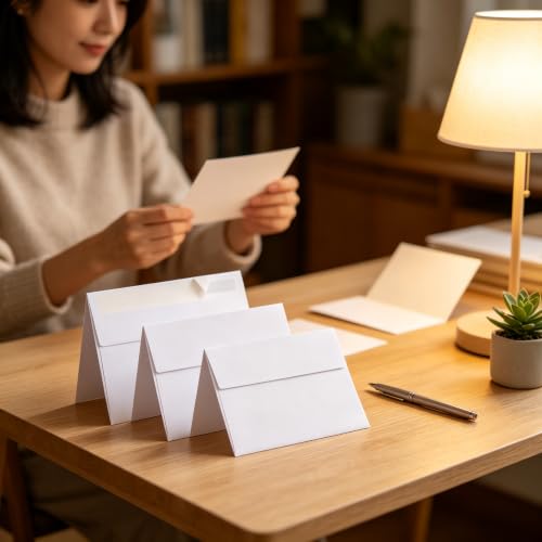 A2 Envelopes Self Seal 500 Pack - 4-3/8 X 5-3/4 White