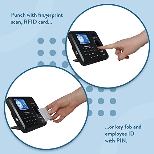 Acroprint BioTouch Self-Contained Automatic Biometric Fingerprint/Proximity Time Clock (KM200)