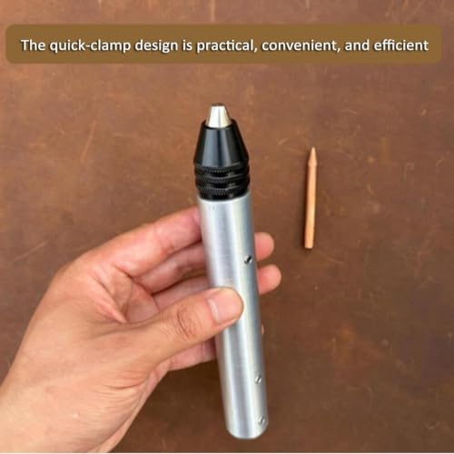 Flint Knapping Tool Kit, 7-piece Stone Shaping Set With 7075 Aluminum Handle, T2 Copper Bopper, Quick Clamp Flaker And Split Hammer For Obsidian Flint Chert