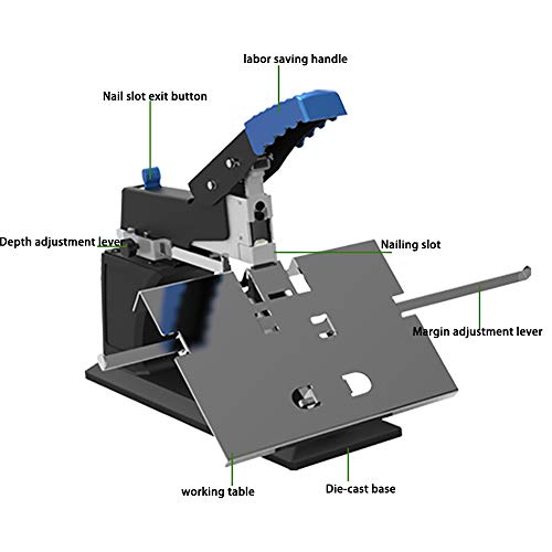 NEWTRY Professional Manual Stapler Binder Flat and Saddle Binder Stitcher Heavy Duty A3 A4 Size Pamphlet Stapler Paper Folding Binding Machine