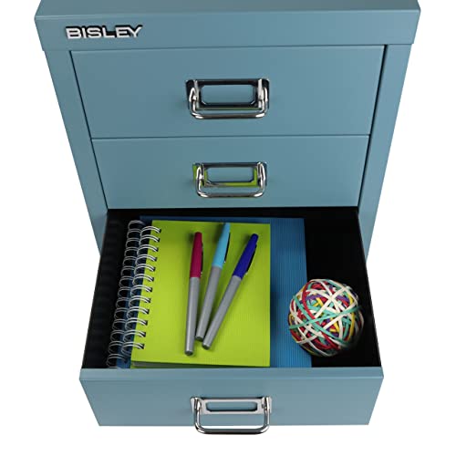Bisley 3-Drawer Steel MultiDrawer Cabinet - Doulton Blue
