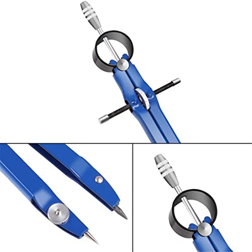Professional Compass, Geometry Set with Lock, Math and Precision, Metal and for Solid and Plane