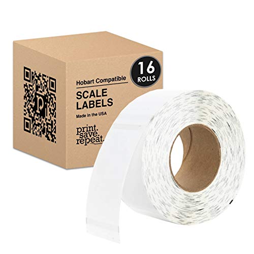 Hobart Quantum Scale Labels QWU450 | 2.25 x 4.5 in | 16 Rolls