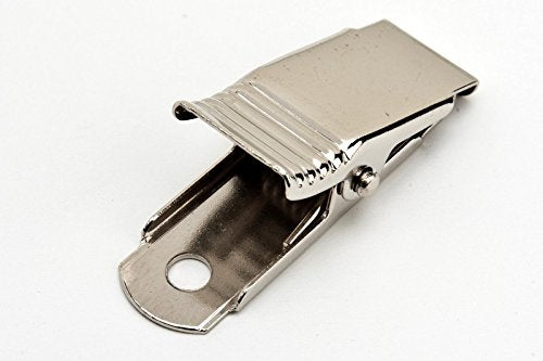 ES INC CLIP (Inverted Thumb Grip Nickel Plated Metal Bulldog Clip With 1/8" Rivet Hole) QTY: 5000