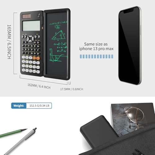 ROATEE Scientific Calculator for Student 991ES with Notepad School Supplies