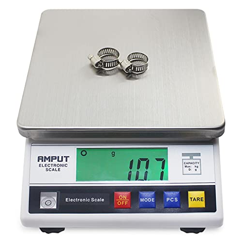 SAILINGFLO Industrial Counting Scale High Precision Laboratory Weighing Accurate Electronic Balance Lab Scientific Scale Multi-Units Switchable (10kg,0.1g)