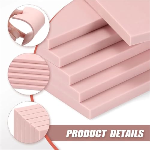 Rubber Linoleum Blocks for Printmaking Linoleum Blocks for Printmaking Supplies 4PCS 4 Inch X 6 Inch Rubber Linocut Block Printing Kit for Stamp Carving