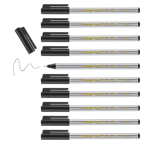 edding 89 Office Liner EF Pen - Black (Pack of 10)
