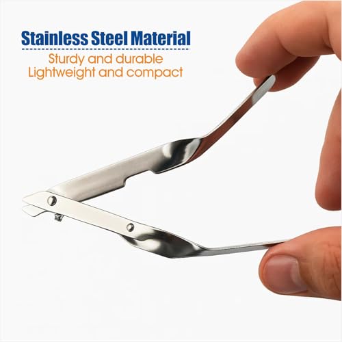 Skin Staple Remover Tool - Surgical Grade Stainless Steel Staple Extractor for Veterinary and Wound Care 10pcs