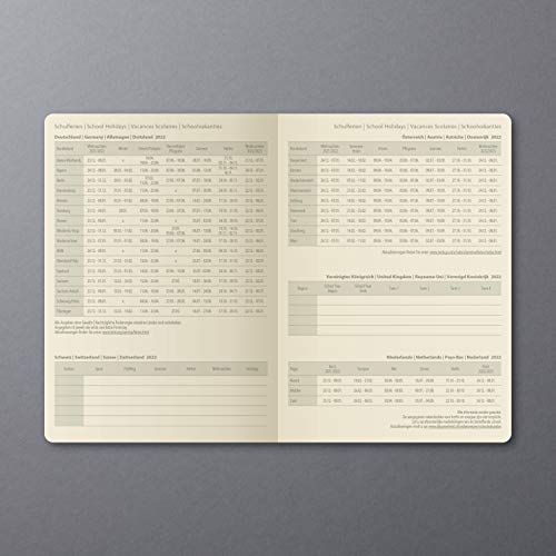 Sigel C2218 Conceptum Weekly Planner 2022-22,5 x 31,5 cm - hardcover - 192 Pages - Black