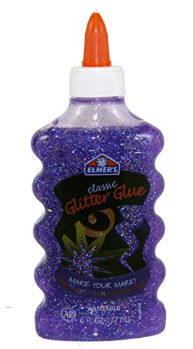 Elmer's Liquid Glitter Glue, Washable, Assorted Colors, 6 Ounces Each, 6 Count - Great for Making Slime (2064670)