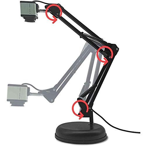 OIADHXNFG Teacher Document Camera 8 Megapixel Autofocus USB Document Camera for Distance Education Teaching Web Conference Black 500076287
