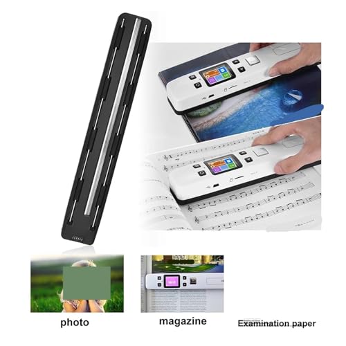 Document Camera, Mini Portable A4 Document and Image Scanner, 1050 Dpi JPG/PDF, High Speed ​​Portable for School and Business Use for Live Demo(White,Without WiFi)