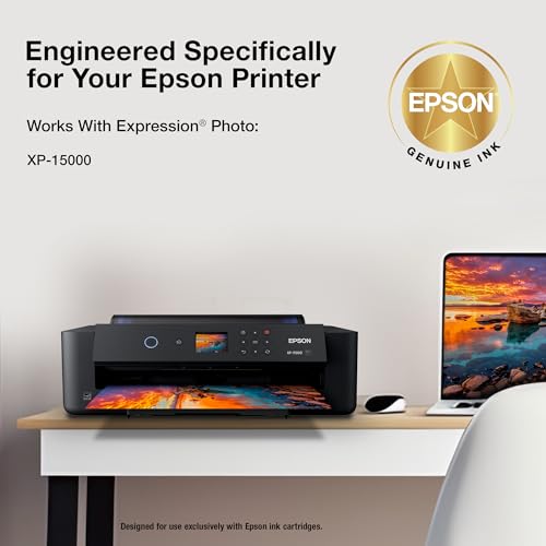 EPSON 314 Claria Photo HD Ink High Capacity (T314XL922-S) Works with Expression XP-15000 Gray/red