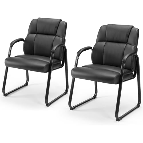 HAPPYMONT Waiting Room Guest Chair Set of 2, Office Reception Chairs