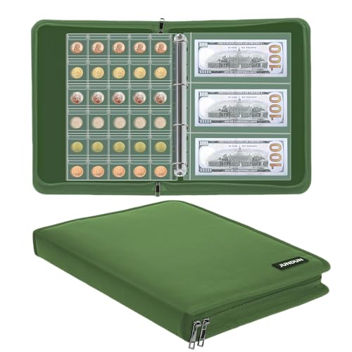 Coin Collection Book Holder for Collectors 2000℉ Fireproof