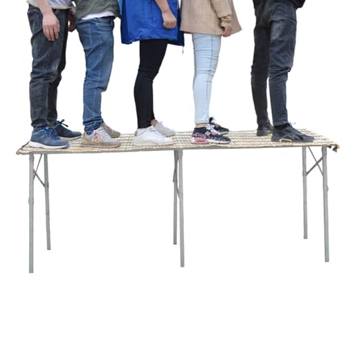 WLCGYD Heavy Duty Table Display Stand for Vendors Event, 6 8 10 Ft Retail Countertop Display Rack/Market Stall for Camping Commercial Promotion Trade Show, Load 500kg/1102 Lbs(L-2m/6.5ft w-0.95m/3ft)