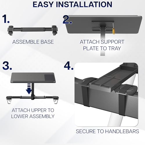 VIVO Black Universal Wooden Laptop Treadmill Desk with Tilt, STAND-TDML4R