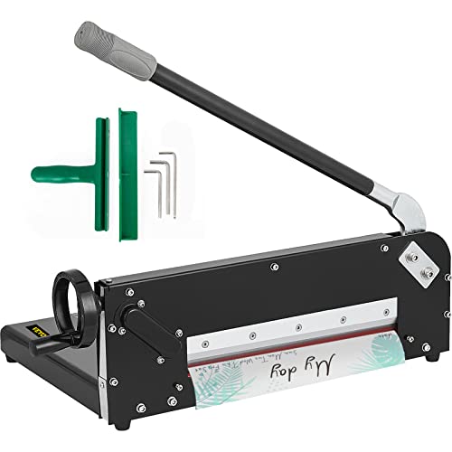 VEVOR Guillotine Paper Cutter 12",Heavy Duty Paper Cutter A4 400 Sheets, Paper Guillotine Cutting Width 30 cm,Paper Slicer Cutting Thickness Max 4 cm, Paper Slicer for Cutting Paper, PVC etc