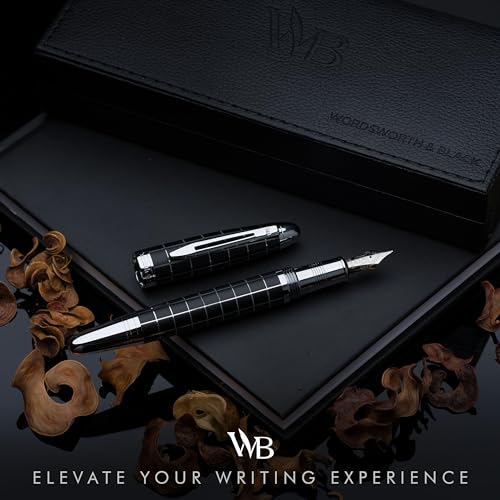 Wordsworth & Black Majesti Luxury Fountain Pen Set for Writing, Medium Nib