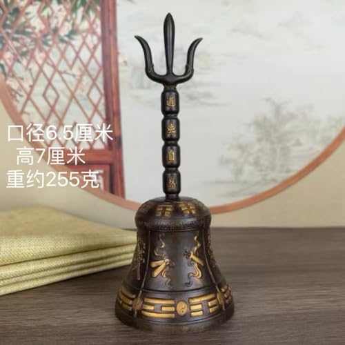 7cm Pure Copper Taoist Artifacts Taoist Supplies Buddha Bells Taoist Bells Copper