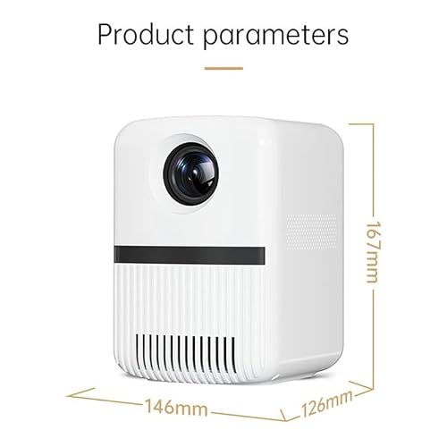 Portable LCD LED Projector Home Theater Mirroring 130ANSI Lumens in in 3.5mm Audio