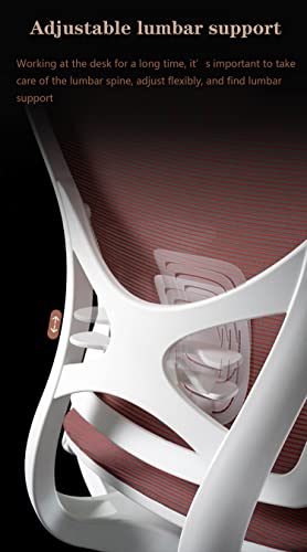 Ergonomic Mesh Office Chair High Back Table and Chair with Adjustable Armrest Rotating Computer Work Chair with Lumbar Support
