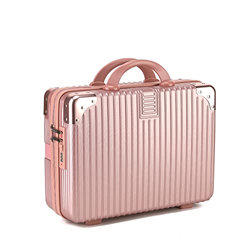 NABEIM File Organizer Bags, Travel Document Organizer, Safe Accessories, Document Safe Portable Travel Home Organizer Bag for Laptop, Files, Certificates, Gifts for Him, Black (Color : Rose Gold)