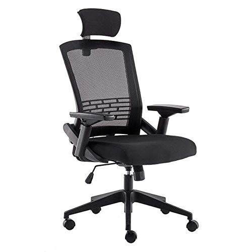 Leisure Chairs Office Chair High Back Swivel Mesh Chair Desk Chair Tilt Function Adjustable Armrest Headrest Seat Height 40 50cm Durable Strong