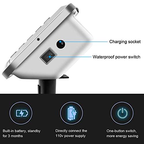 100KG/220lbs Weight Computing Postal Scale Digital Floor Large Platform Warehouse Shipping Foldable