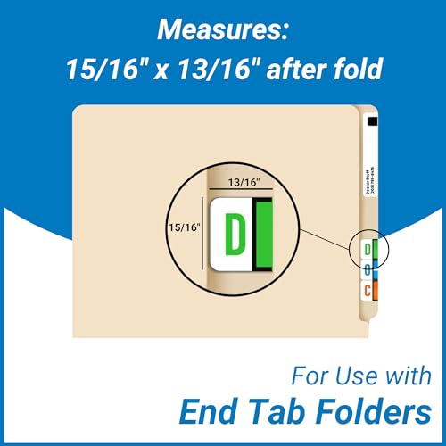Alphabet Labels for File Folders, A to Z Plus Mc Desk Set with File Box and Indexes, Doctor Stuff, 2034 Labels, Jeter/TAB 5100 - JRAM Compatible Alpha Stickers Series, Medical Chart Labels