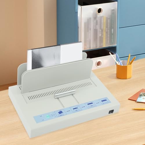Thermal Binding Machine 500 Sheets Capacity, Electric Thermal Binder A4/A5 Documents Heat Binder, Thermal Book Binding Machine for Contract Document Invoice
