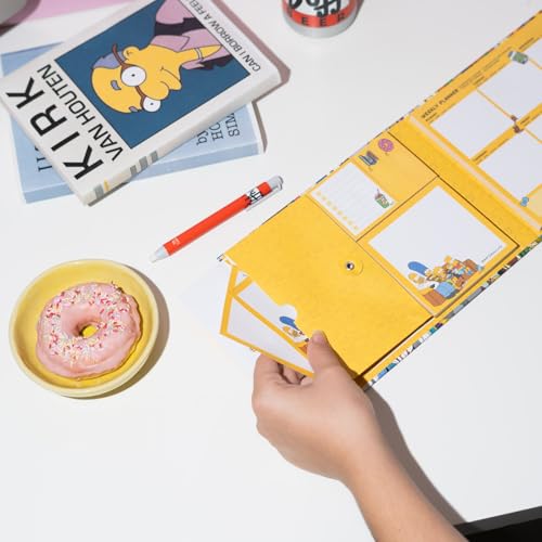 Grupo Erik The Simpsons Weekly Planner & Sticky Notes Set - Gifts, Merch