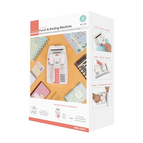 Bira Punch & Binding Tool, Book Binding Machine, Spiral Binding, Wire Binding, Book Binder Machine for Bookbinding, Book Making, Spiral Book (Punch & Binding Tool)