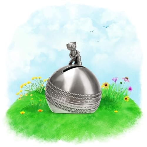 Royal Selangor Hand Finished Teddy Bears Picnic Collection Sports Day Cricket Coin Box